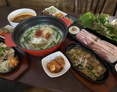 タッカンマリとサムギョプサル 蹴作